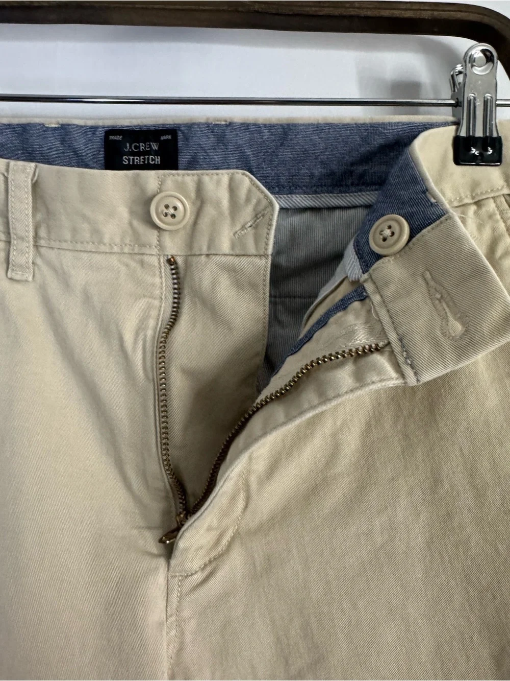 J. Crew Slim Khaki Chinos in Beige